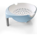 Multifunctional 2 in 1 Kitchen Rolling Colander Bowl